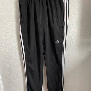Black adidas sweat pants